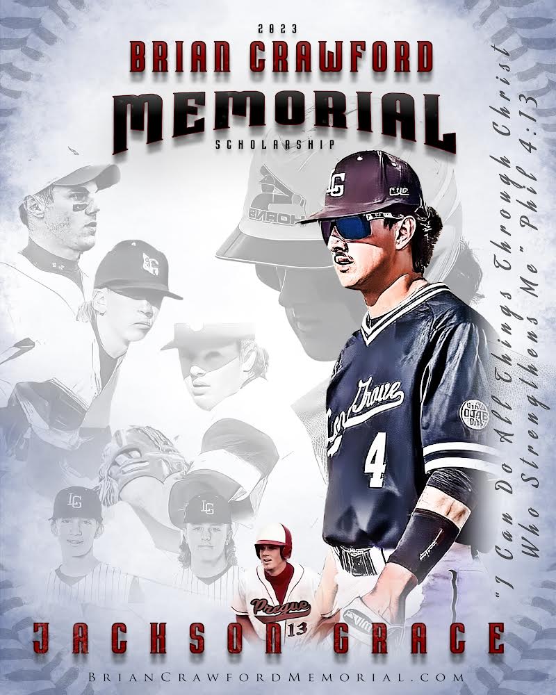 Jackson Zane Grace 2023 Brian Crawford Memorial Scholarship