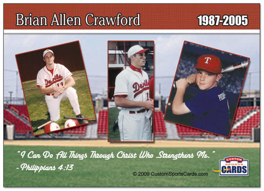 Brian Crawford baseball card 7