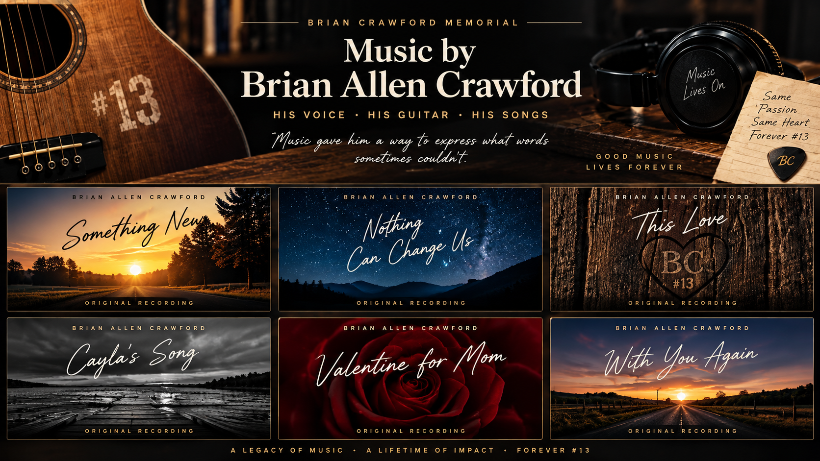 Music by Brian Allen Crawford archive artwork