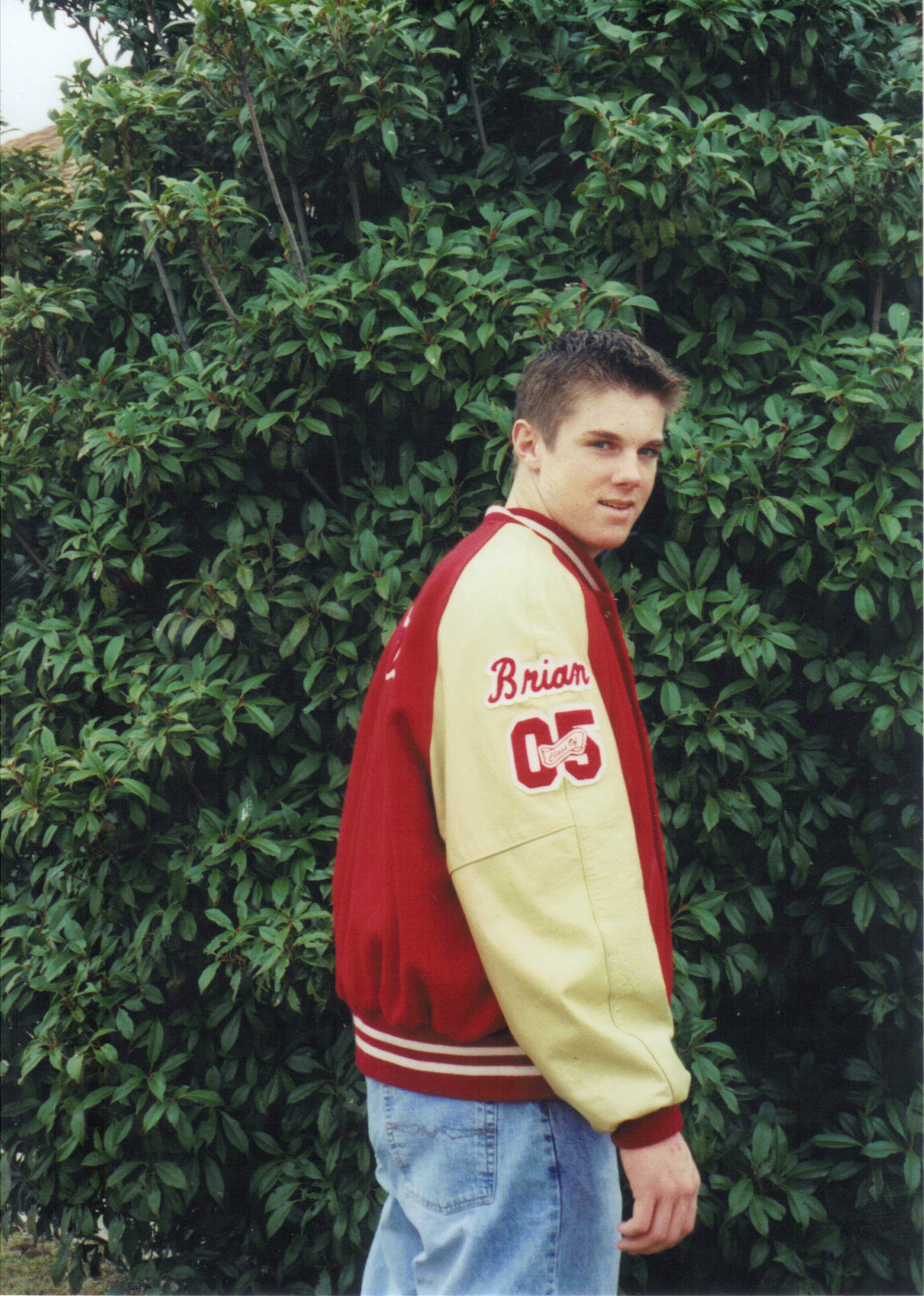 Brian Crawford letter jacket, 2002