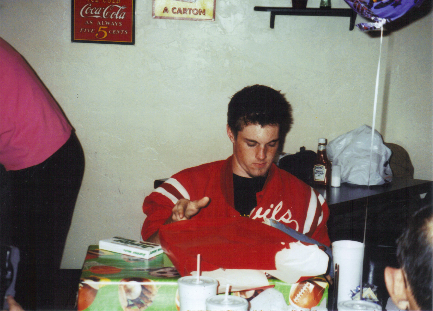 Brian Crawford on his 18th birthday, March 23, 2005