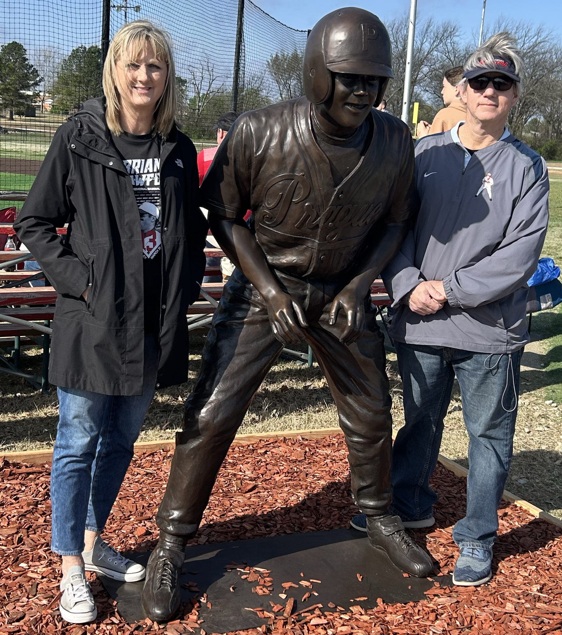 Prague Brian Crawford Field statue