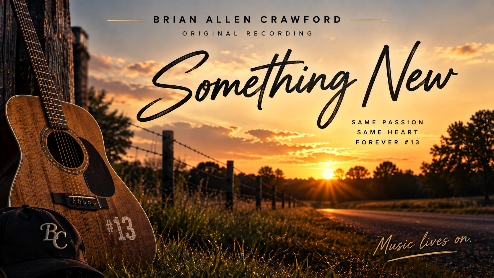 Something New — Brian Allen Crawford original recording artwork