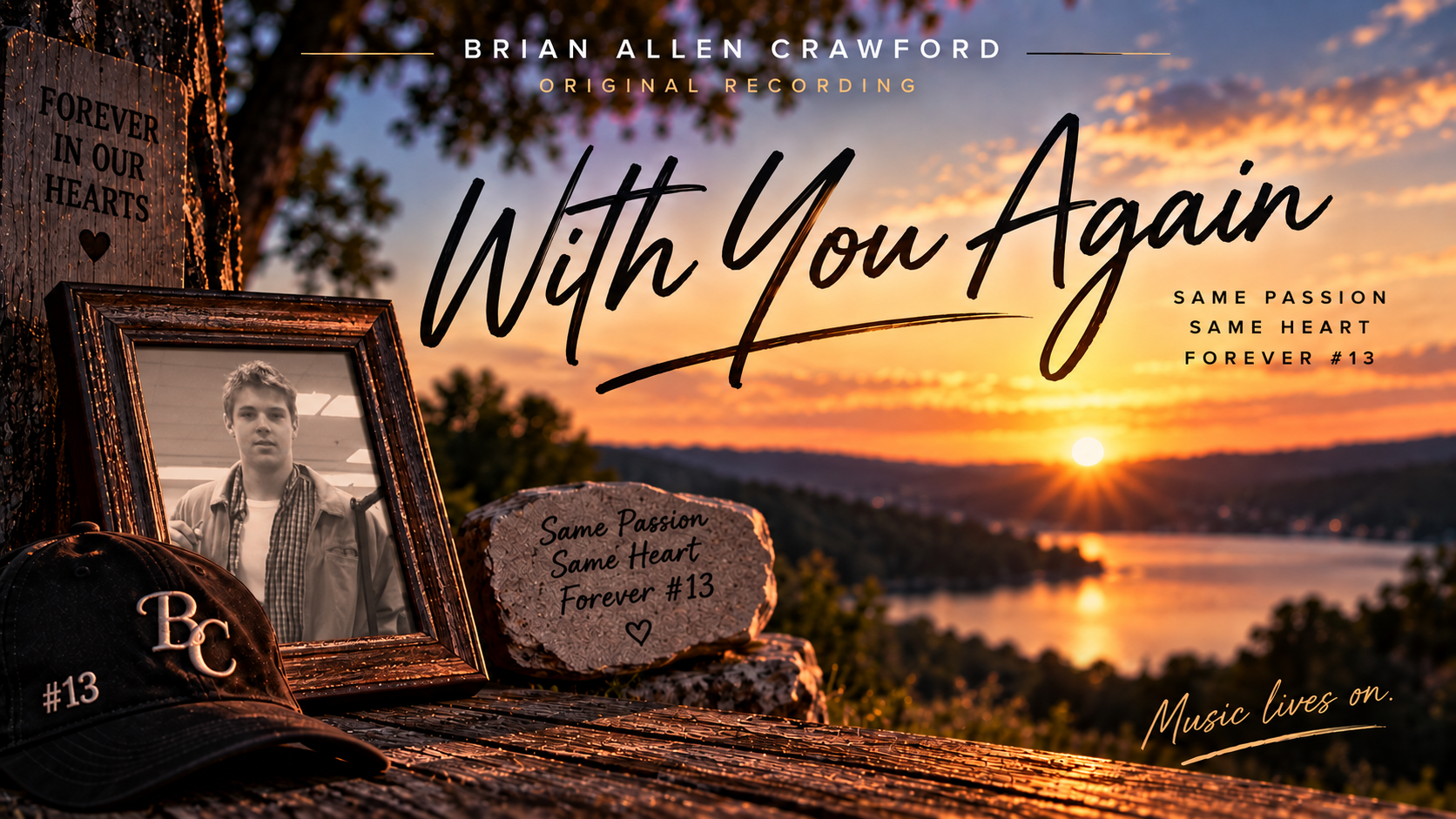 With You Again — Brian Allen Crawford original recording artwork